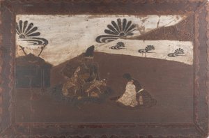 Kusunoki Masashige faisant ses adieux à son fils Masatsura, 19ème siècle - Unbekannt