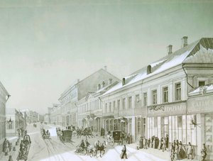 Kuznetsky Most, Moscou, Russie, 1840s - Unbekannt