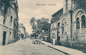 Rue Kyd. Calcutta, fin 19e-début 20e siècle - Unbekannt