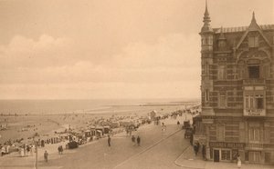 La Digue et la Plage, vers 1900