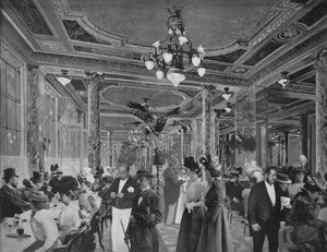 La Grande Salle du Café Américain, 1900 - Unbekannt