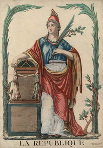 La République Figure allégorique de la République française, 1793 - Unbekannt