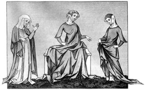 Robe de dames, 14ème siècle, 1910