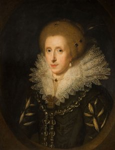 Dame de la famille Brereton, 1600-1625 - Unbekannt
