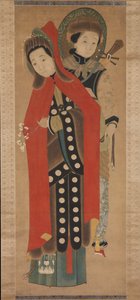 Dame et Servante, 19ème siècle - Unbekannt