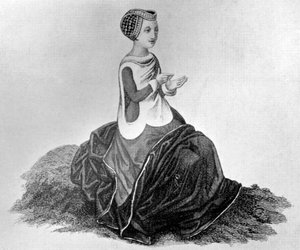 Costume de dame, 14e siècle, 1910 - Unbekannt