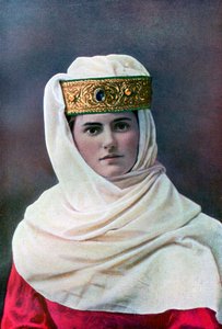 Coiffe de dame, vers 1290, 1910