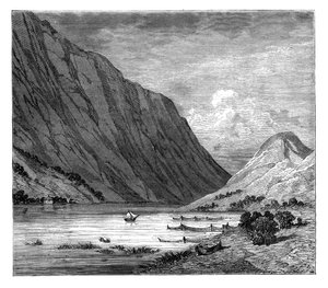 Lac Bandak, Norvège, vers 1890 - Unbekannt