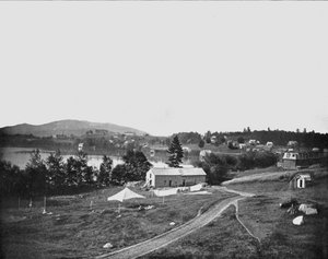 Lake Placid, Adirondacks, État de New York, USA, vers 1900