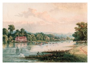 Lac à Virginia Water, 1880