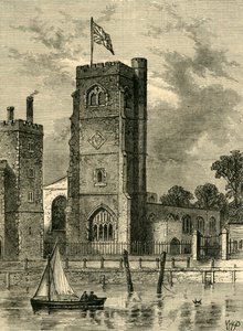 Église de Lambeth, 1825, vers 1878