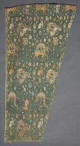 Lampas avec scènes d