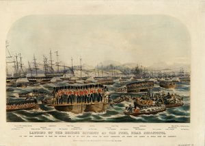 Débarquement de la division britannique à Old Fort, près de Sébastopol, 1854 - Unbekannt