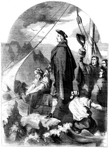 Débarquement du Chevalier de St George en Écosse, 1715, 19ème siècle - Unbekannt