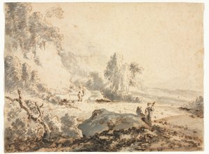 Paysage, 18ème siècle - Unbekannt