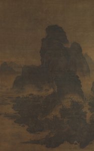 Paysage dans le style de Fan Kuan, début du 12ème siècle - Unbekannt