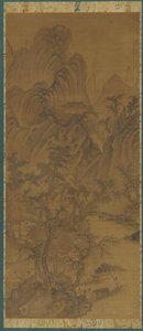 Paysage avec bâtiments de ferme et personnages, 1368-1644 - Unbekannt