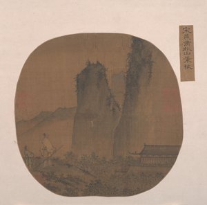 Paysage avec temple