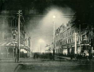 Launceston de nuit, rue Brisbane, 1901 - Unbekannt