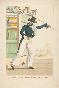 Le Départ de Calicot pour le Combat, 1817-18 - Unbekannt