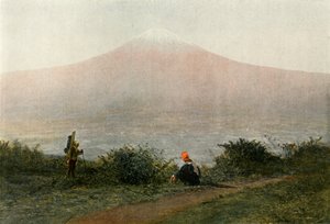 Le Fousi-Yama, volcan du Japon, Mont Fuji, Japon, 1900