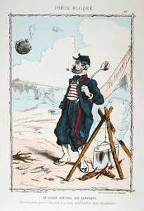 Le Garde Nationale aux Remparts, 1870-1871