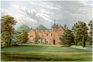 Lea, Lincolnshire, maison du baronnet Anderson, vers 1880 - Unbekannt