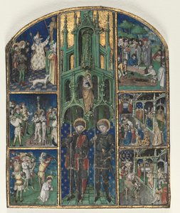 Feuille des Heures du Duc Louis de Savoie : Saints Nérée et Achillée, milieu des années 1400 - Unbekannt