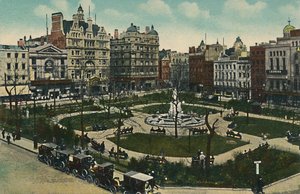 Leicester Square, Londres, vers 1900 - Unbekannt