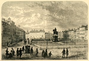 Leicester Square, vers 1750, 1881 - Unbekannt