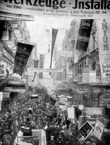 Grande parade publicitaire de Leipzig, Allemagne, 1922 - Unbekannt