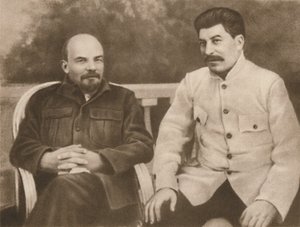 Lénine et Staline à Gorki près de Moscou, 1922 - Unbekannt