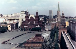 Mausolée de Lénine, Place Rouge, Moscou, 1980
