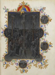 Les Très Riches Heures du duc de Berry, Folio 153r - La Mort du Christ - Unbekannt
