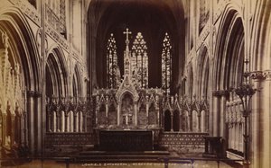 Cathédrale de Lichfield, Reredos et Autel, 1929