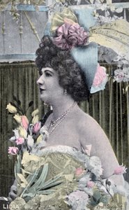 Lidia, carte postale française vintage, vers 1900 - Unbekannt