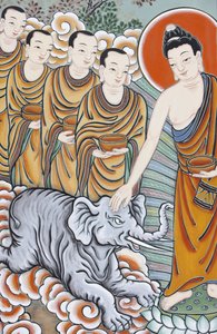 Vie de Bouddha Domptage d