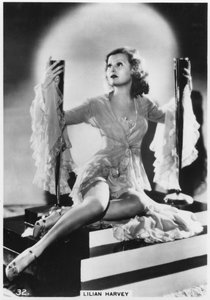 Lilian Harvey, actrice de cinéma germano-britannique, vers 1938