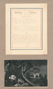 Lignes écrites dans un album, à Malte, vers 1812 - Unbekannt