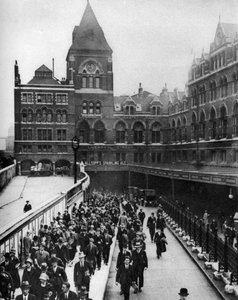 Gare de Liverpool Street à neuf heures du matin, Londres, 1926-1927 - Unbekannt