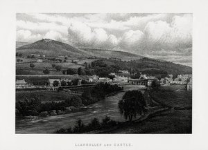 Llangollen et château, Denbighshire, nord du Pays de Galles, 1896 - Unbekannt