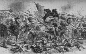 Charge de Lochiel à Killycrankie, 27 juillet 1689, c1880 - Unbekannt