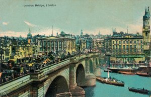 London Bridge, Londres, vers 1910