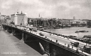 Pont de Londres, Londres, début du 20e siècle
