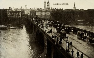 Pont de Londres, fin 19ème-début 20ème siècle