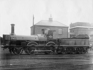 Locomotive London & South Western Railway LSWR No 148, Colne avec son tender, vers 1880 - Unbekannt