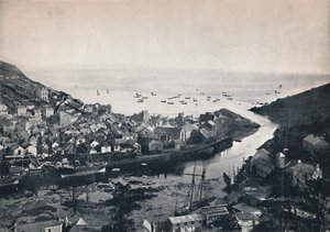 Looe - Vue des collines, montrant l