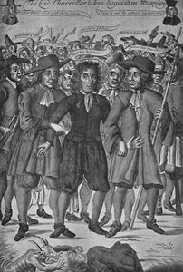 Le Lord Chancelier Jeffreys capturé à Wapping, 1688, 1903