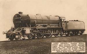 Lord Nelson, Southern Railway, vers 1930 - Unbekannt