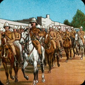 Lord Roberts entrant à Pretoria, guerre des Boers, Afrique du Sud, 1900 - Unbekannt